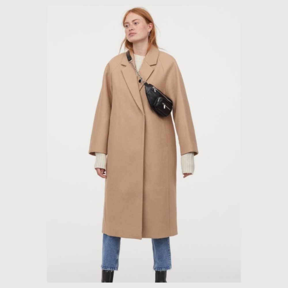 Tan blazer coat from H.M.